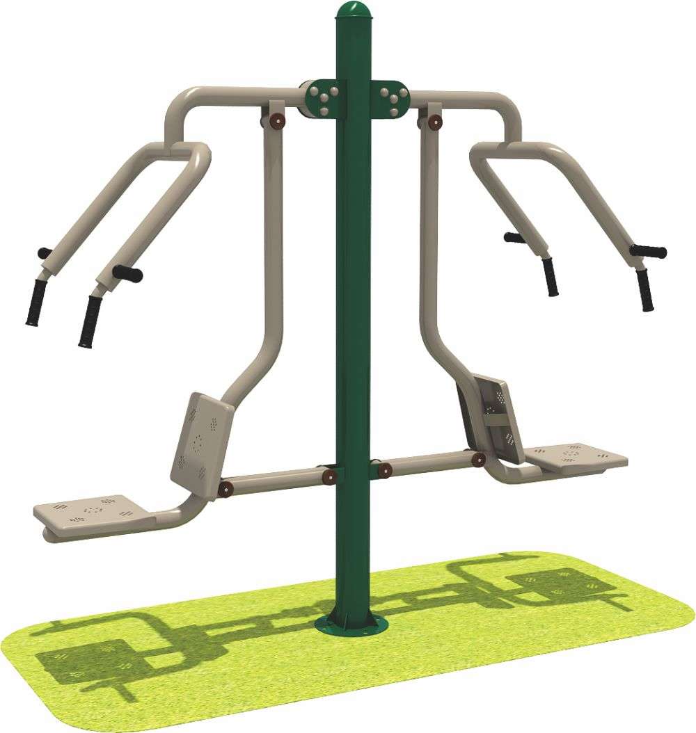 U8国际(中国区)运动健身器材 限位双人坐